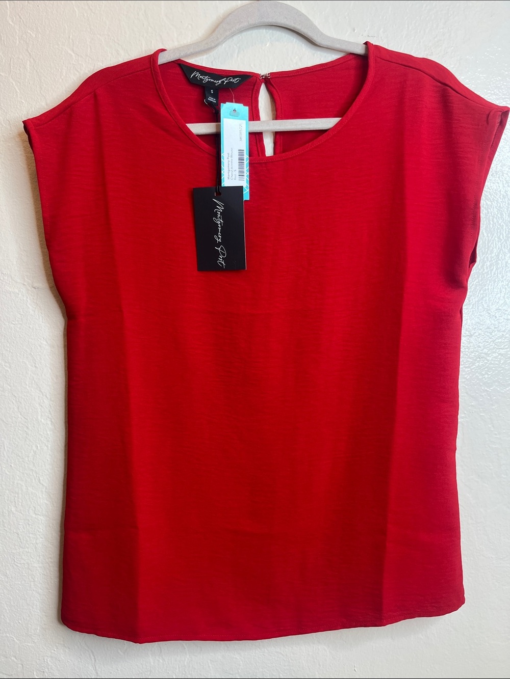 Montgomery Post Bright Red Cap-Sleeve Top small – Stitch Fix